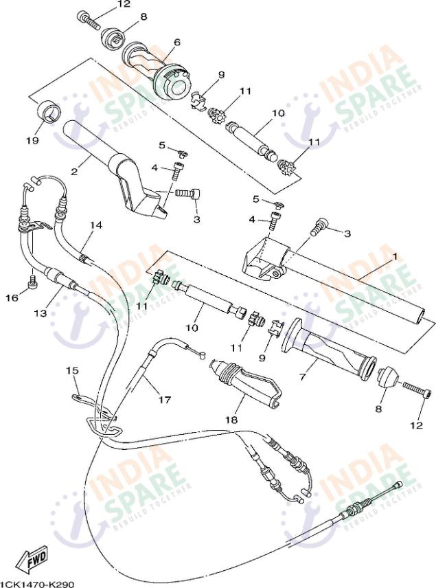 STEERING HANDLE & CABLE